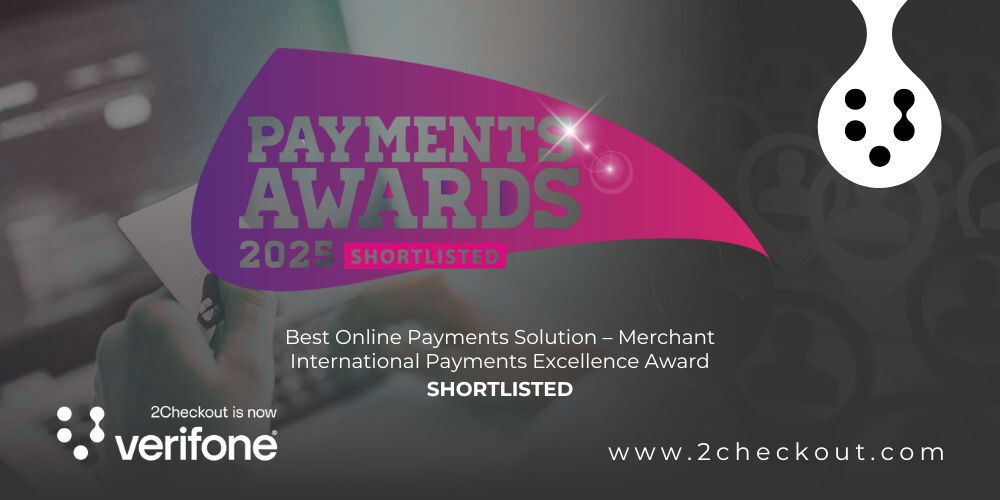 2Checkout Shortlisted for Two Categories in the Payments Awards
