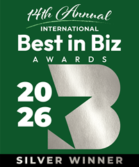 Best in Biz Awards International 2026 Silver Winner