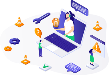 The actual deployment of customer support