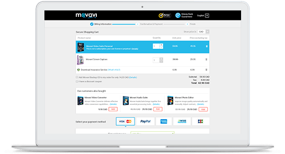 Hosted Cart from the 2Checkout Global Commerce Solution